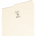 Smead 1/2 Tab Cut Legal Recycled Top Tab File Folder, Manila, 8 1/2" Width x 14" Length, 100 / Box, SMD15320