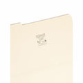 Smead 1/3 Tab Cut Legal Recycled Top Tab File Folder, Manila, 8 1/2" Width x 14" Length, 100 / Box, SMD15331