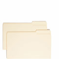Smead 1/3 Tab Cut Legal Recycled Top Tab File Folder, Manila, 8 1/2" Width x 14" Length, 100 / Box, SMD15333