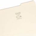 Smead 1/3 Tab Cut Legal Recycled Top Tab File Folder, Manila, 8 1/2" Width x 14" Length, 100 / Box, SMD15333
