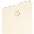 Smead 1/3 Tab Cut Legal Recycled Top Tab File Folder, Manila, 8 1/2" Width x 14" Length, 100 / Box, SMD15333