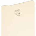 Smead 1/3 Tab Cut Legal Recycled Top Tab File Folder, Manila, 8 1/2" Width x 14" Length, 100 / Box, SMD15334