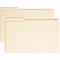 Smead 1/3 Tab Cut Legal Recycled Top Tab File Folder, Manila, 8 1/2" Width x 14" Length, 100 / Box, SMD15335