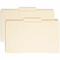 Smead 1/3 Tab Cut Legal Recycled Top Tab File Folder, Manila, 8 1/2" Width x 14" Length, 100 / Box, SMD15336
