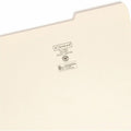 Smead 1/3 Tab Cut Legal Recycled Top Tab File Folder, Manila, 8 1/2" Width x 14" Length, 100 / Box, SMD15337