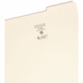 Smead 1/3 Tab Cut Legal Recycled Top Tab File Folder, Manila, 8 1/2" Width x 14" Length, 100 / Box, SMD15337