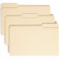 Smead 1/3 Tab Cut Legal Recycled Top Tab File Folder, Manila, 8 1/2" Width x 14" Length, 100 / Box, SMD15339