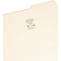Smead 2/5 Tab Cut Legal Recycled Top Tab File Folder, Manila, 8 1/2" Width x 14" Length, 100 / Box, SMD15385