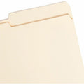 Smead 2/5 Tab Cut Legal Recycled Top Tab File Folder, Manila, 8 1/2" Width x 14" Length, 100 / Box, SMD15385