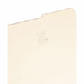 Smead 2/5 Tab Cut Legal Recycled Top Tab File Folder, Manila, 8 1/2" Width x 14" Length, 100 / Box, SMD15386