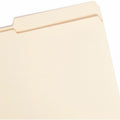 Smead 2/5 Tab Cut Legal Recycled Top Tab File Folder, Manila, 8 1/2" Width x 14" Length, 100 / Box, SMD15386