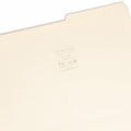 Smead 2/5 Tab Cut Legal Recycled Top Tab File Folder, Manila, 8 1/2" Width x 14" Length, 100 / Box, SMD15386