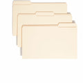 Smead 1/3 Tab Cut Legal Recycled Top Tab File Folder, Manila, 8 1/2" Width x 14" Length, 100 / Box, SMD15434