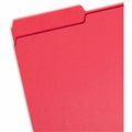 Smead Colored 1/3 Tab Cut Legal Recycled Top Tab File Folder, Yellow, 8 1/2" Width x 14" Length, 100 / Box, SMD16943