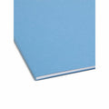 Smead Colored 1/3 Tab Cut Legal Recycled Fastener Folder, Blue, 8 1/2" Width x 14" Length, 50 / Box, SMD17040