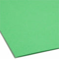 Smead Colored 1/3 Tab Cut Legal Recycled Fastener Folder, Green, 8 1/2" Width x 14" Length, 50 / Box, SMD17140