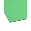 Smead Colored 1/3 Tab Cut Legal Recycled Fastener Folder, Green, 8 1/2" Width x 14" Length, 50 / Box, SMD17140
