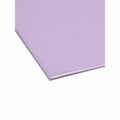 Smead Colored 1/3 Tab Cut Legal Recycled Top Tab File Folder, Lavender, 8 1/2" Width x 14" Length, 100 / Box, SMD17434