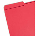 Smead Colored 1/3 Tab Cut Legal Recycled Top Tab File Folder, 8 1/2" Width x 14" Length, 100 / Box, SMD17734