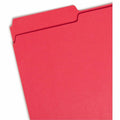 Smead Colored 1/3 Tab Cut Legal Recycled Top Tab File Folder, 8 1/2" Width x 14" Length, 100 / Box, SMD17743