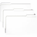 Smead Colored 1/3 Tab Cut Legal Recycled Top Tab File Folder, White, 8 1/2" Width x 14" Length, 100 / Box, SMD17834