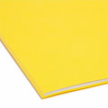 Smead Colored 1/3 Tab Cut Legal Recycled Top Tab File Folder, Yellow, 8 1/2" Width x 14" Length, 100 / Box, SMD17934