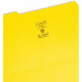 Smead Colored 1/3 Tab Cut Legal Recycled Top Tab File Folder, Yellow, 8 1/2" Width x 14" Length, 100 / Box, SMD17934