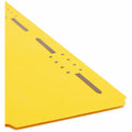 Smead Colored 1/3 Tab Cut Legal Recycled Fastener Folder, Yellow, 8 1/2" Width x 14" Length, 50 / Box, SMD17940