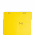Smead Colored 1/3 Tab Cut Legal Recycled Fastener Folder, Yellow, 8 1/2" Width x 14" Length, 50 / Box, SMD17940
