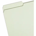Smead 1/3 Tab Cut Legal Recycled Top Tab File Folder, Green, 8 1/2" Width x 14" Length, 25 / Box, SMD18230