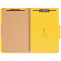 Smead SafeSHIELD 2/5 Tab Cut Legal Recycled Classification Folder, Yellow, 8 1/2" Width x 14" Length, 10 / Box, SMD18734