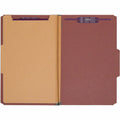 Smead SafeSHIELD 2/5 Tab Cut Legal Recycled Classification Folder, Red, 8 1/2" Width x 14" Length, 10 / Box, SMD18775
