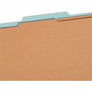 Smead SafeSHIELD 2/5 Tab Cut Legal Recycled Classification Folder, 1 Box