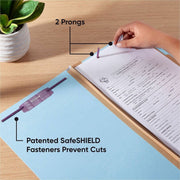 Smead SafeSHIELD 2/5 Tab Cut Legal Recycled Classification Folder, 1 Box