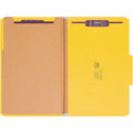 Smead SafeSHIELD 2/5 Tab Cut Legal Recycled Classification Folder, Yellow, 8 1/2" Width x 14" Length, 10 / Box, SMD19034
