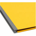 Smead SafeSHIELD 2/5 Tab Cut Legal Recycled Classification Folder, Yellow, 8 1/2" Width x 14" Length, 10 / Box, SMD19034