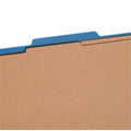 Smead SafeSHIELD 2/5 Tab Cut Legal Recycled Classification Folder, Dark Blue, 8 1/2" Width x 14" Length, 10 / Box, SMD19035