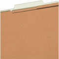 Smead SafeSHIELD 2/5 Tab Cut Legal Recycled Classification Folder, Green, 8 1/2" Width x 14" Length, 10 / Box, SMD19091