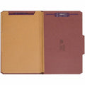 Smead SafeSHIELD 2/5 Tab Cut Legal Recycled Classification Folder, Red, 8 1/2" Width x 14" Length, 10 / Box, SMD19092