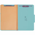 Smead SafeSHIELD 2/5 Tab Cut Legal Recycled Classification Folder, Blue, 8 1/2" Width x 14" Length, 10 / Box, SMD19094