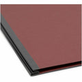 Smead SafeSHIELD 2/5 Tab Cut Legal Recycled Classification Folder, Bright Red, 8 1/2" Width x 14" Length, 10 / Box, SMD19095