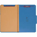 Smead SafeSHIELD 2/5 Tab Cut Legal Recycled Classification Folder, Dark Blue, 8 1/2" Width x 14" Length, 10 / Box, SMD19096