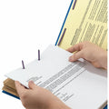 Smead SafeSHIELD 2/5 Tab Cut Legal Recycled Classification Folder, Dark Blue, 8 1/2" Width x 14" Length, 10 / Box, SMD19096
