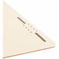 Smead Straight Tab Cut Legal Recycled Fastener Folder, Manila, 8 1/2" Width x 14" Length, 50 / Box, SMD19510