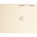 Smead Straight Tab Cut Legal Recycled Fastener Folder, Manila, 8 1/2" Width x 14" Length, 50 / Box, SMD19510