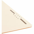 Smead Straight Tab Cut Legal Recycled Fastener Folder, Manila, 8 1/2" Width x 14" Length, 50 / Box, SMD19510