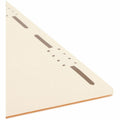 Smead Straight Tab Cut Legal Recycled Fastener Folder, Manila, 8 1/2" Width x 14" Length, 50 / Box, SMD19513