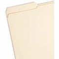 Smead 1/3 Tab Cut Legal Recycled Fastener Folder, Manila, 8 1/2" Width x 14" Length, 50 / Box, SMD19534