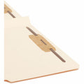 Smead 1/3 Tab Cut Legal Recycled Fastener Folder, Manila, 8 1/2" Width x 14" Length, 50 / Box, SMD19595