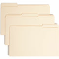 Smead 1/3 Tab Cut Legal Recycled Fastener Folder, Manila, 8 1/2" Width x 14" Length, 50 / Box, SMD19595